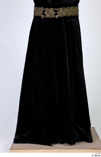  Photos Medieval Monk in Black suit 1 15th century Medieval Clothing Monk lower body skirt 0001.jpg